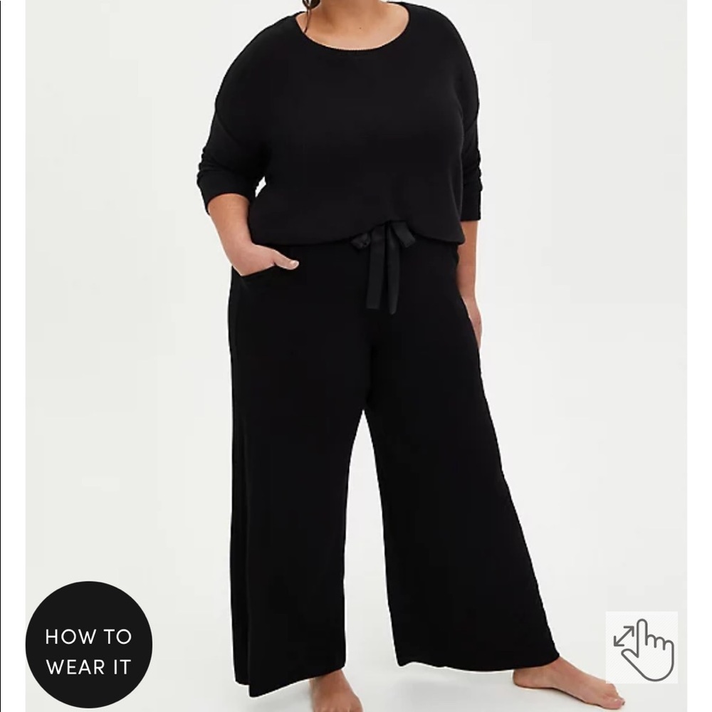 Torrid 6X Supersoft Wide Leg Drawstring Sleep Pant